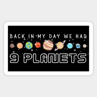 9 Planets Magnet